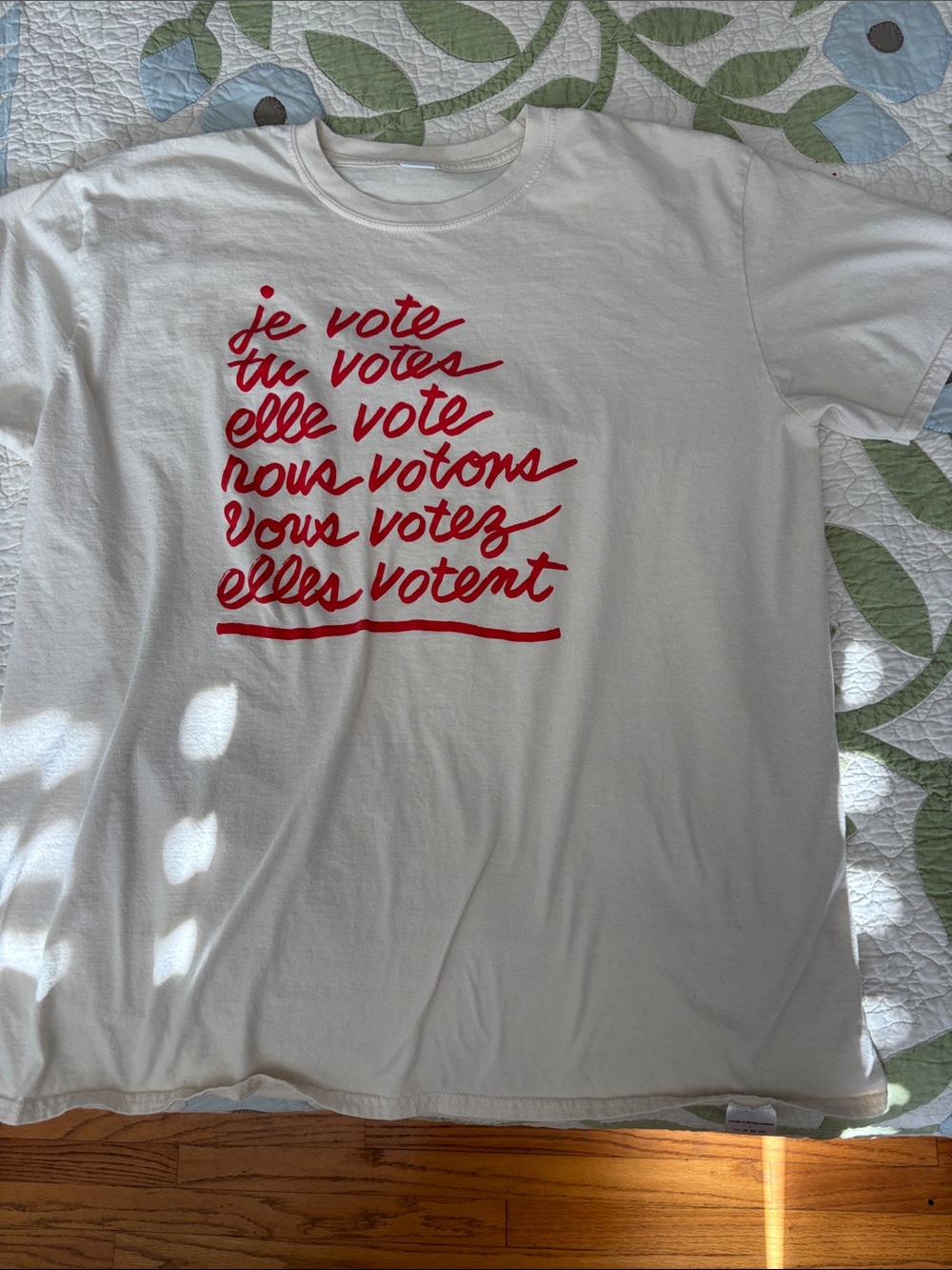 Clare V. When We All Vote Shirt Size Large